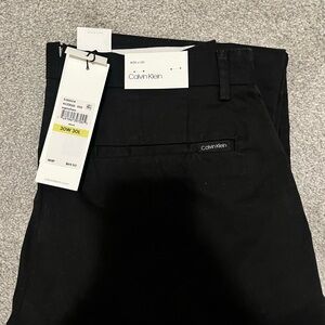 Calvin Klein Men's Classic Black Chinos